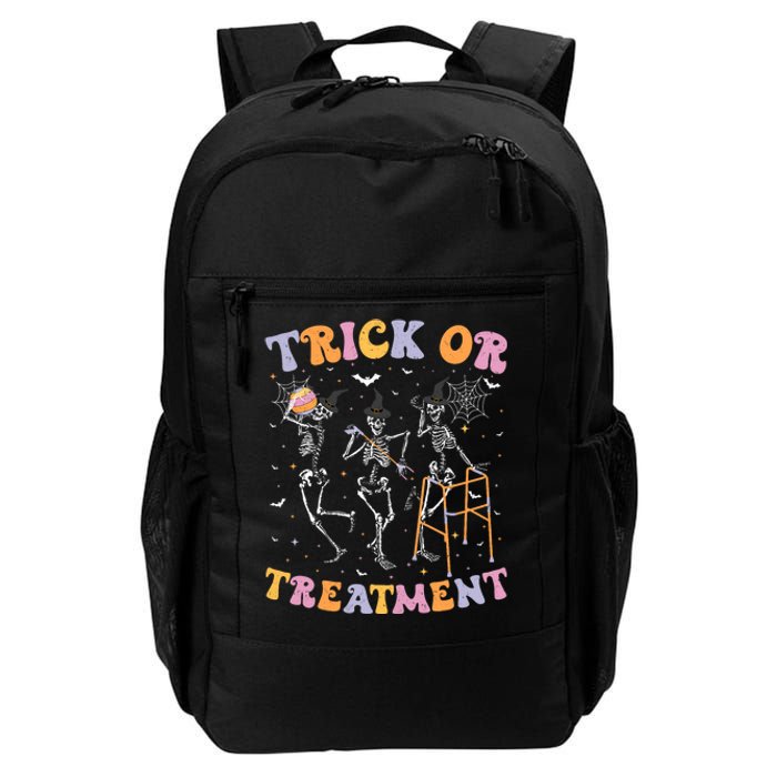 Trick Or Treatment Pt Physical Therapy Therapist Halloween Daily Commute Backpack