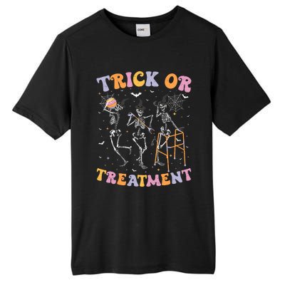 Trick Or Treatment Pt Physical Therapy Therapist Halloween Tall Fusion ChromaSoft Performance T-Shirt