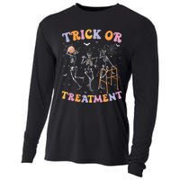 Trick Or Treatment Pt Physical Therapy Therapist Halloween Cooling Performance Long Sleeve Crew