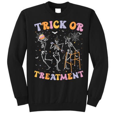 Trick Or Treatment Pt Physical Therapy Therapist Halloween Tall Sweatshirt