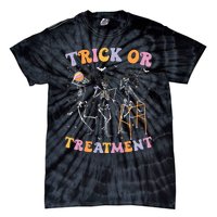 Trick Or Treatment Pt Physical Therapy Therapist Halloween Tie-Dye T-Shirt