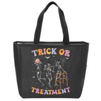 Trick Or Treatment Pt Physical Therapy Therapist Halloween Zip Tote Bag