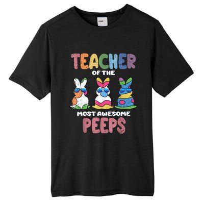 Teacher Of The Most Awesome Easter Bunny Spring Tall Fusion ChromaSoft Performance T-Shirt