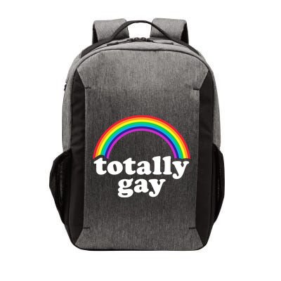 Totally Gay Rainbow Vector Backpack