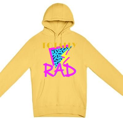 Totally Rad Retro 90's Premium Pullover Hoodie