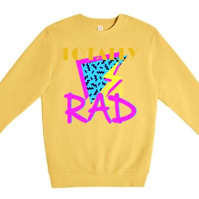 Totally Rad Retro 90's Premium Crewneck Sweatshirt