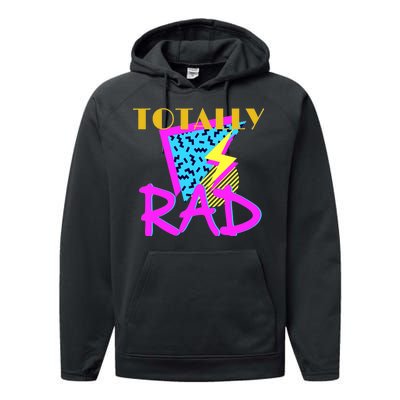 Totally Rad Retro 90's Performance Fleece Hoodie