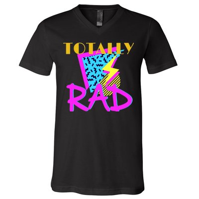 Totally Rad Retro 90's V-Neck T-Shirt