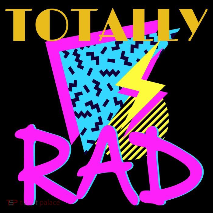 Totally Rad Retro 90's Button