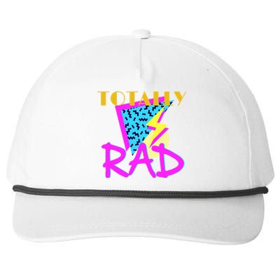 Totally Rad Retro 90's Snapback Five-Panel Rope Hat