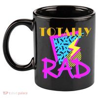Totally Rad Retro 90's 11oz C Handle Ceramic Mug