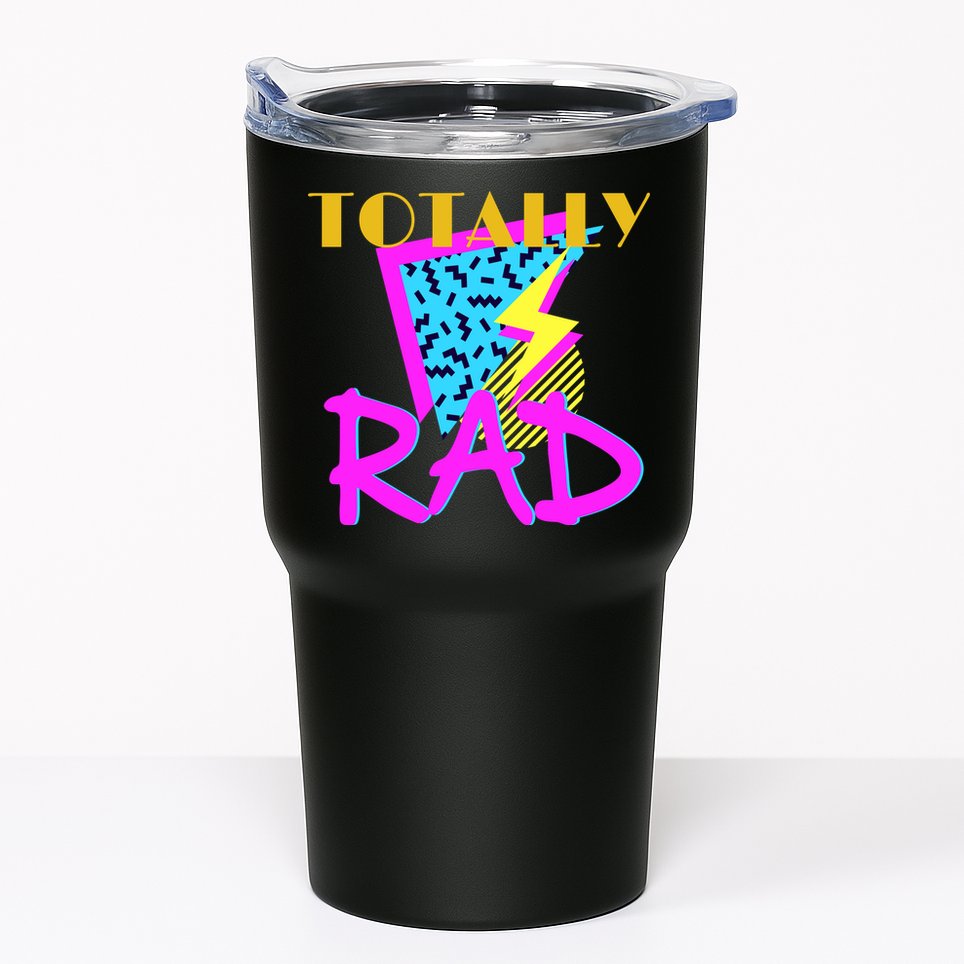 Totally Rad Retro 90's Tumbler