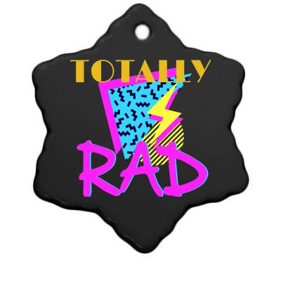 Totally Rad Retro 90's Ceramic Star Ornament