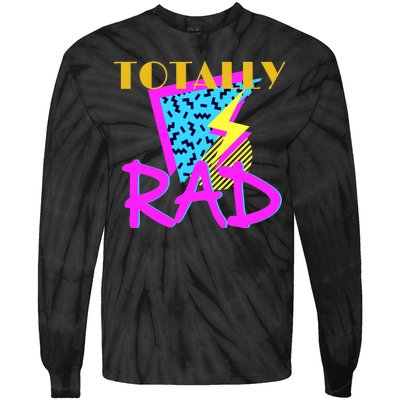 Totally Rad Retro 90's Tie-Dye Long Sleeve Shirt