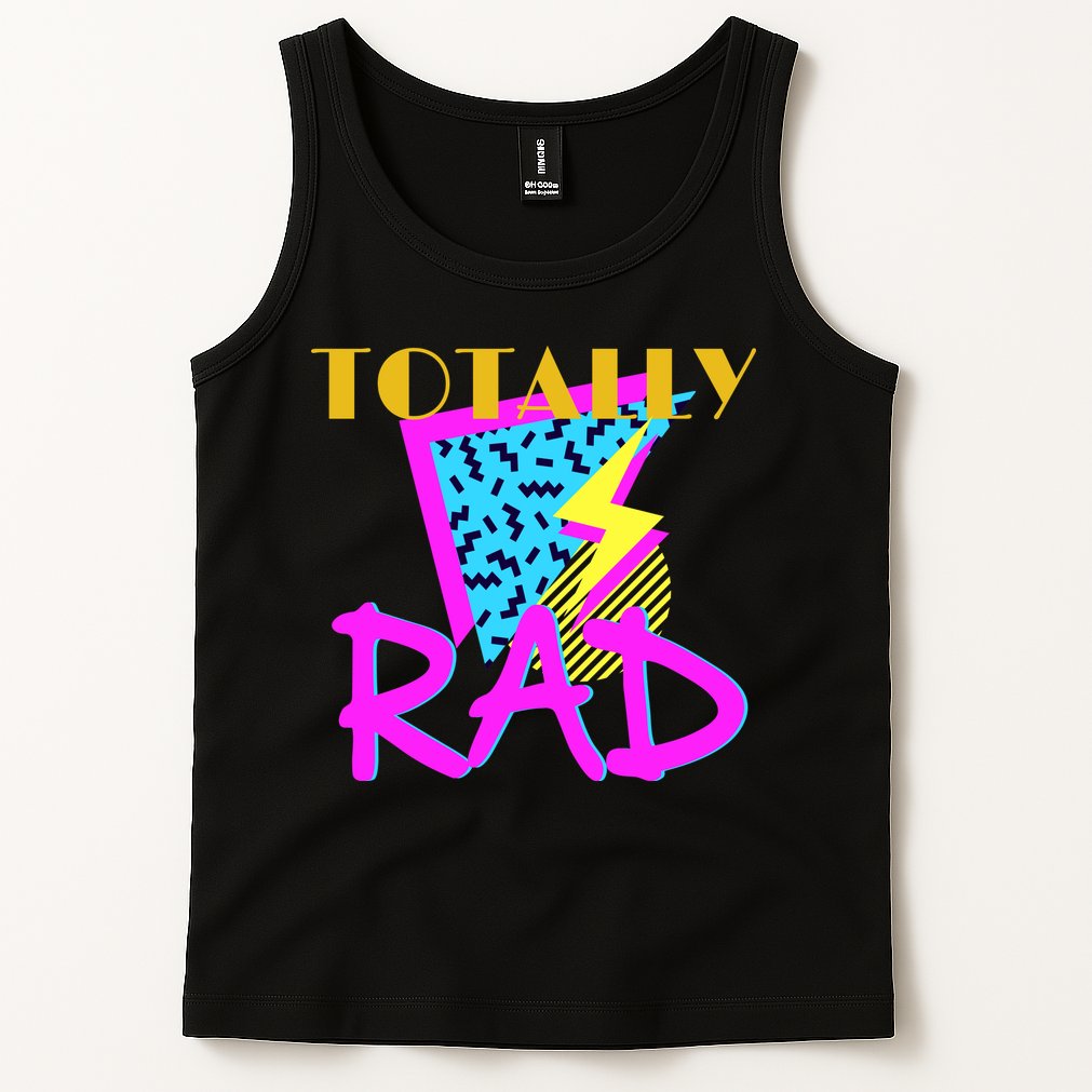 Totally Rad Retro 90's Tank Top