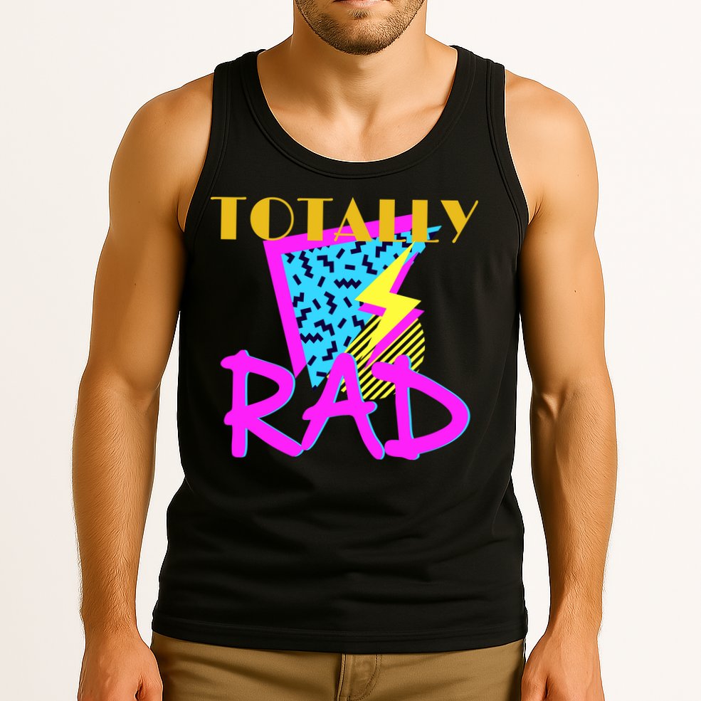 Totally Rad Retro 90's Tank Top