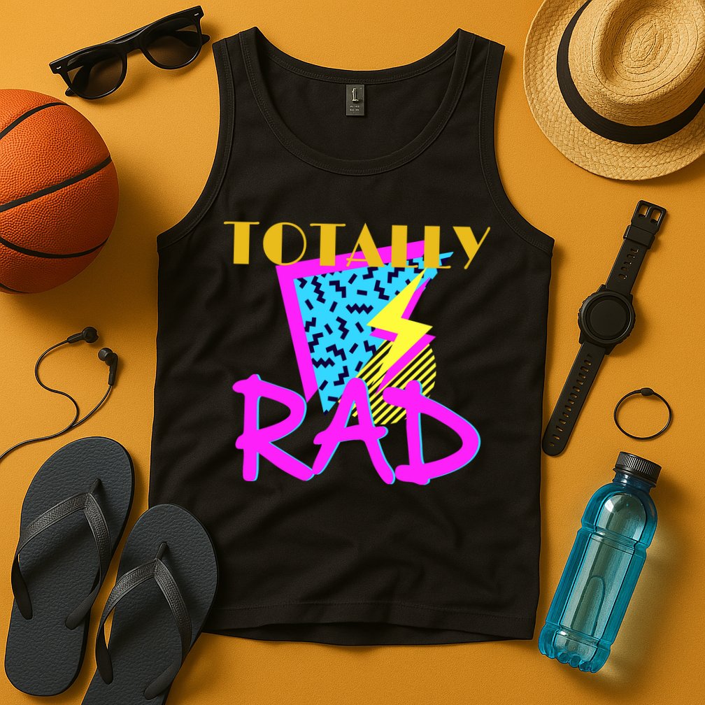Totally Rad Retro 90's Tank Top