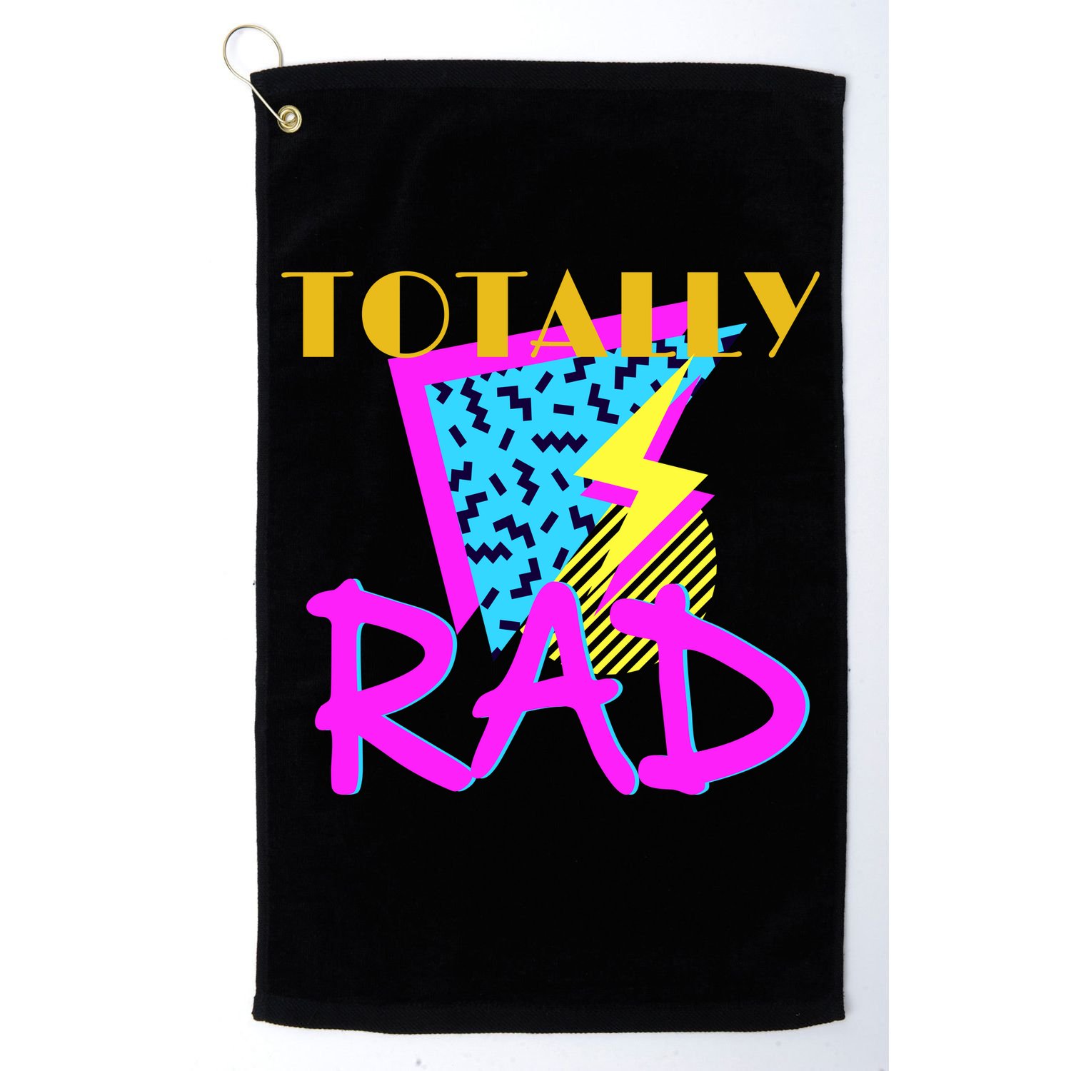 Totally Rad Retro 90's Golf Towel