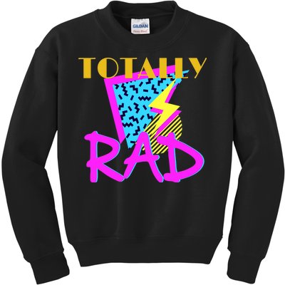 Totally Rad Retro 90's Kids Sweatshirt