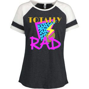 Totally Rad Retro 90's Enza Ladies Jersey Colorblock Tee