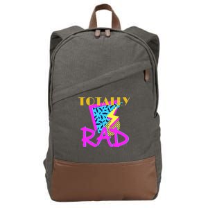 Totally Rad Retro 90's Cotton Canvas Backpack