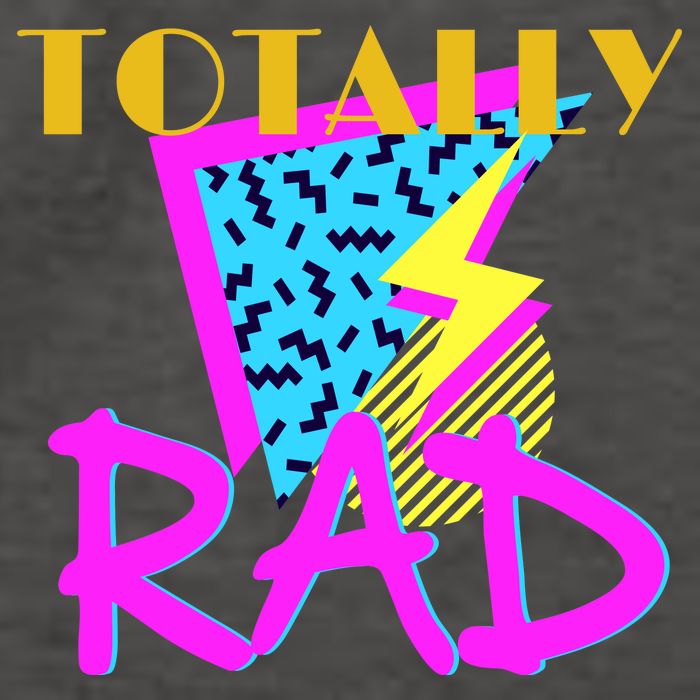 Totally Rad Retro 90's Vector Backpack