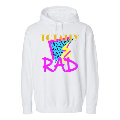 Totally Rad Retro 90's Garment-Dyed Fleece Hoodie