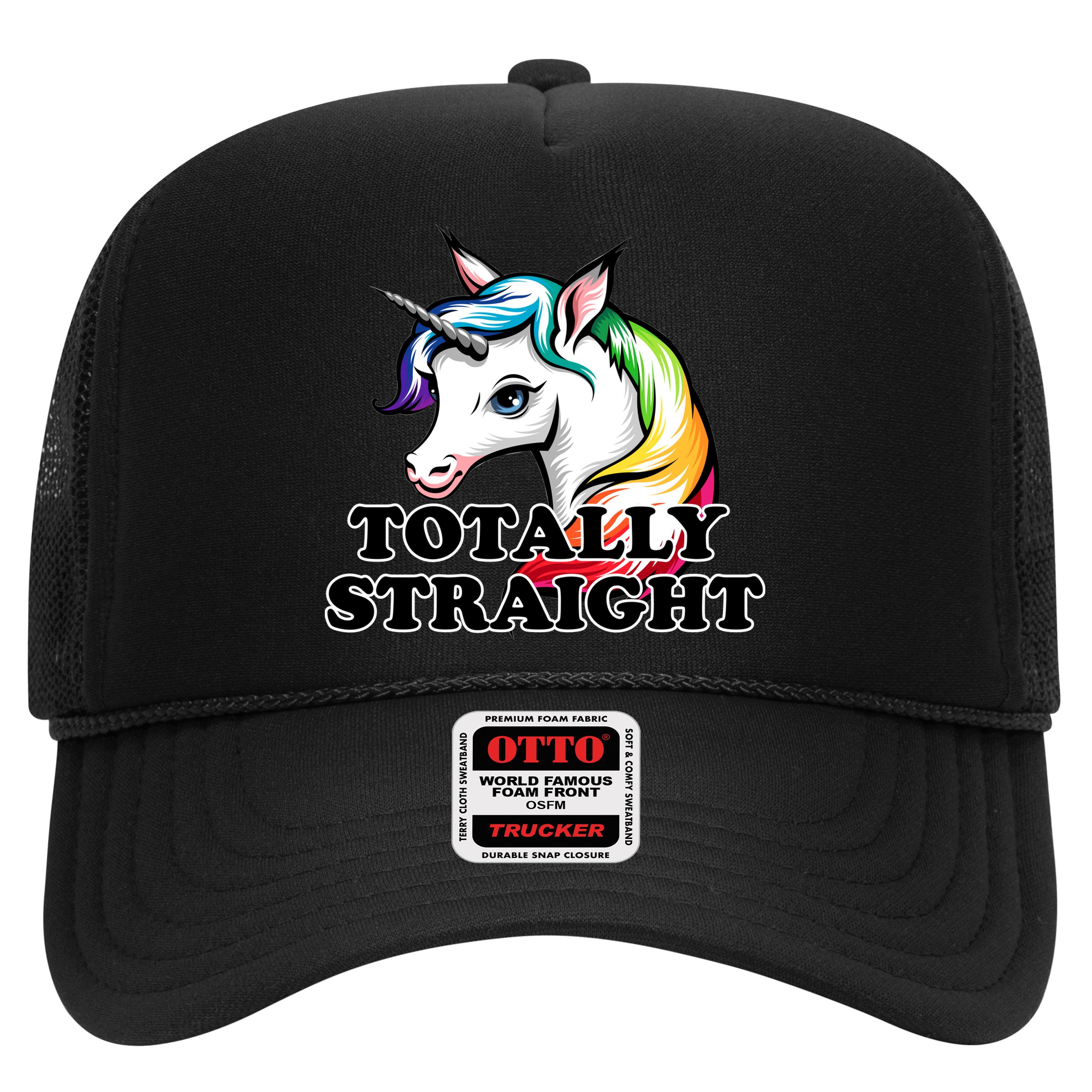 Totally Straight Unicorn Rainbow Hat