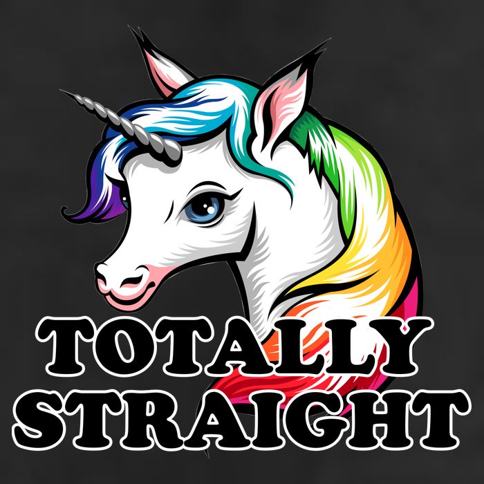 Totally Straight Unicorn Rainbow Hat