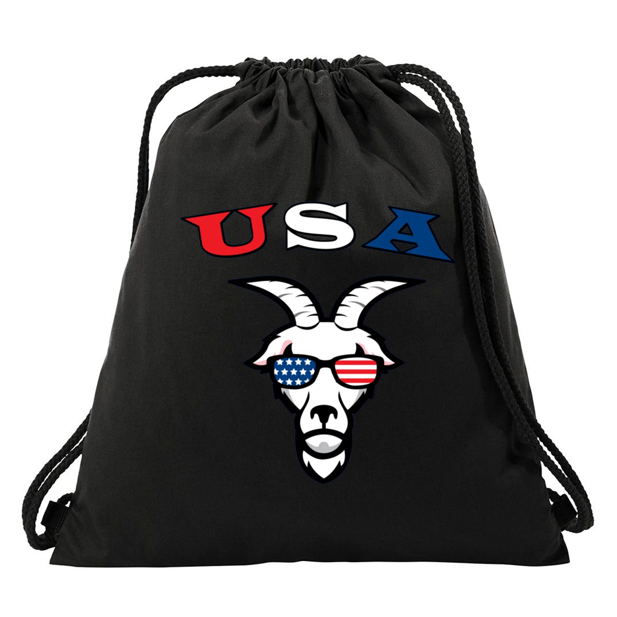 The Original Usa The Goat Drawstring Bag