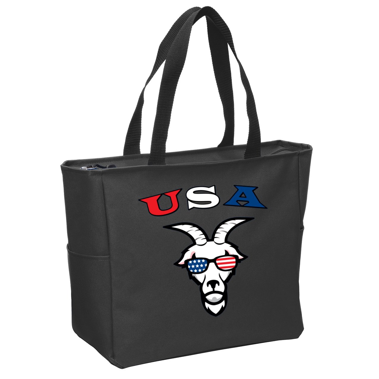 The Original Usa The Goat Zip Tote Bag