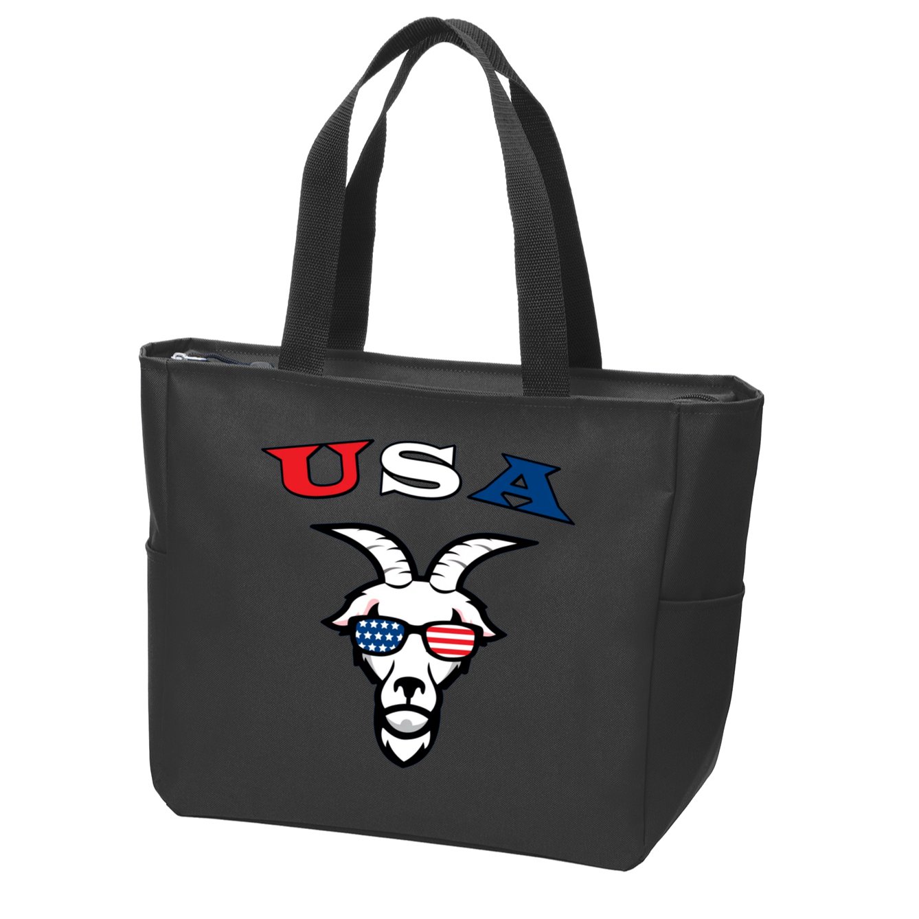 The Original Usa The Goat Zip Tote Bag