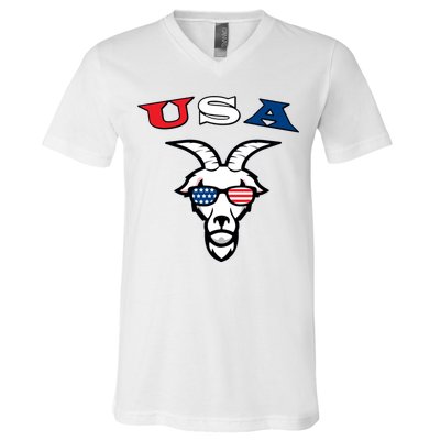 The Original Usa The Goat V-Neck T-Shirt
