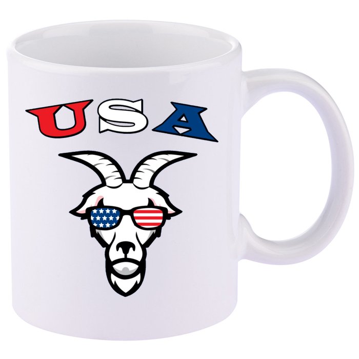 The Original Usa The Goat 11oz C Handle Ceramic Mug