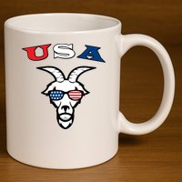 The Original Usa The Goat 11oz C Handle Ceramic Mug