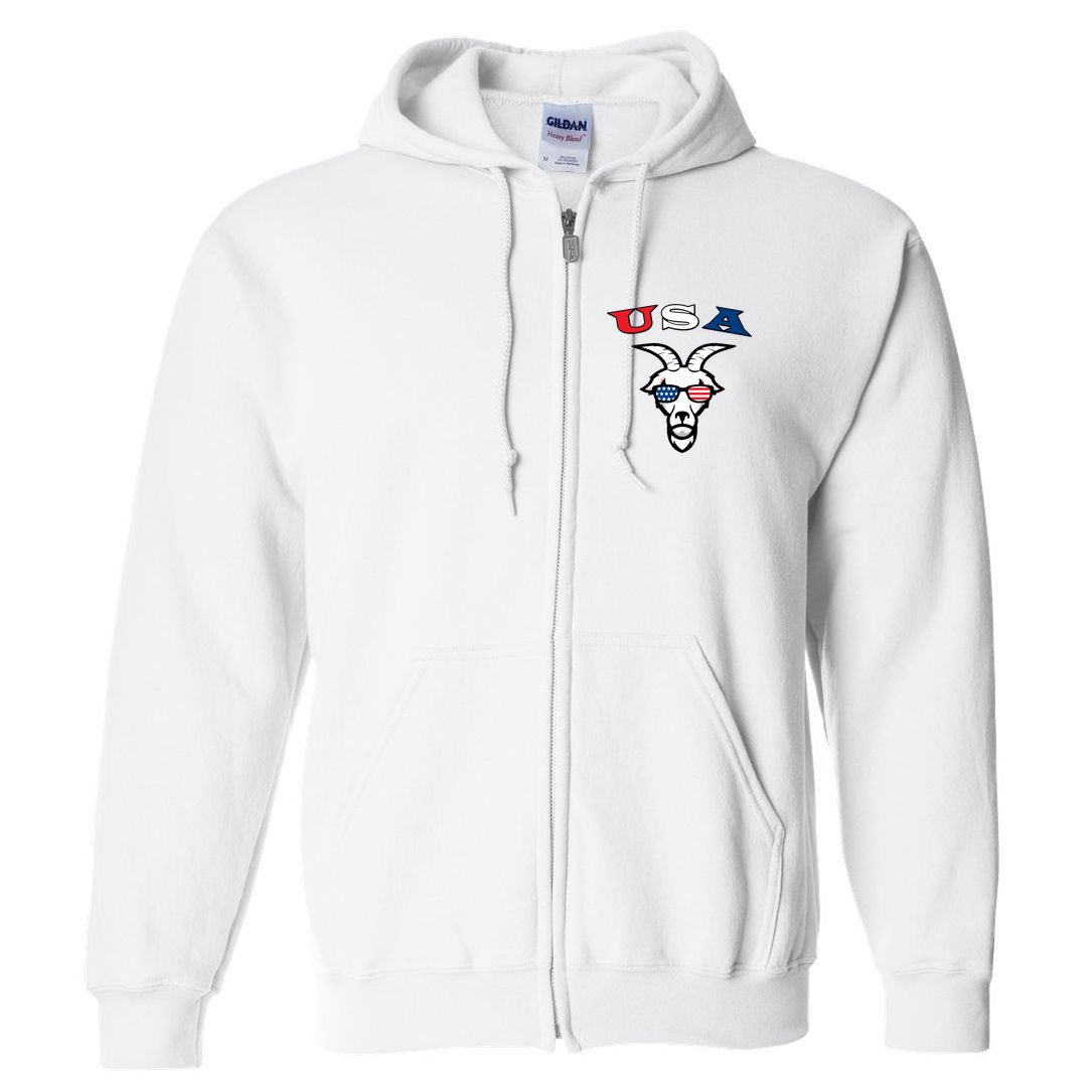 The Original Usa The Goat Full Zip Hoodie