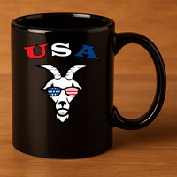 The Original Usa The Goat Gift 11oz C Handle Ceramic Mug