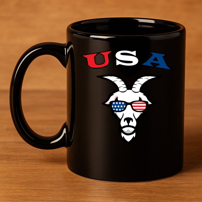 The Original Usa The Goat Gift 11oz C Handle Ceramic Mug