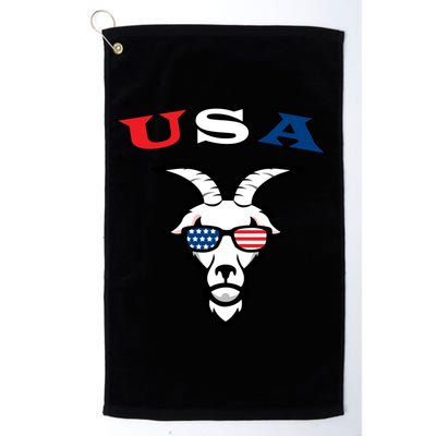 The Original Usa The Goat Gift Golf Towel