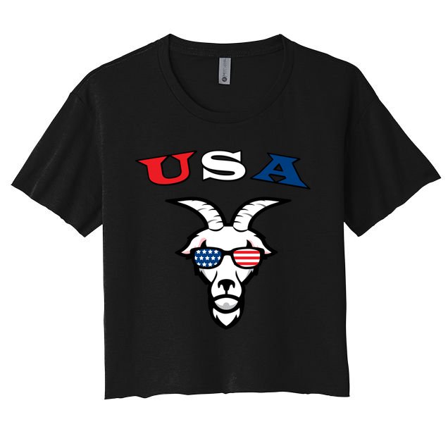 The Original Usa The Goat Gift Crop Top