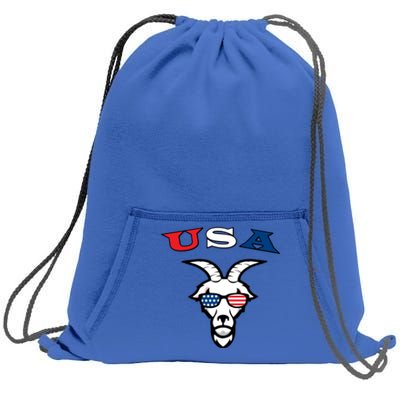 The Original Usa The Goat Gift Sweatshirt Cinch Pack Bag