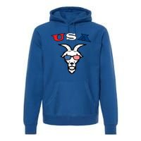 The Original Usa The Goat Gift Premium Hoodie