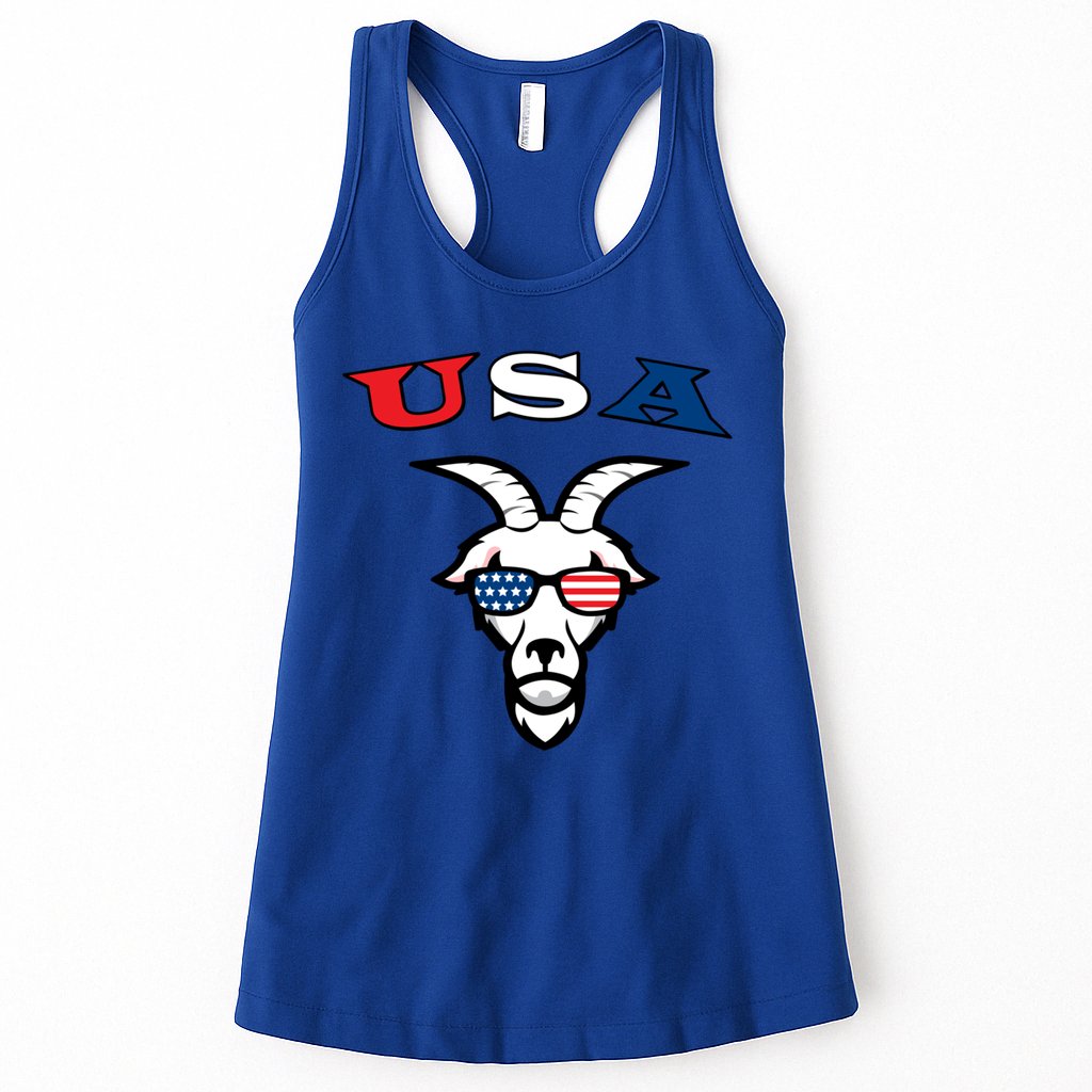 The Original Usa The Goat Gift Womens Tank Top