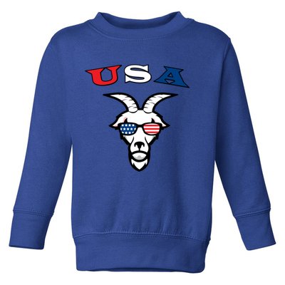 The Original Usa The Goat Gift Toddler Sweatshirt