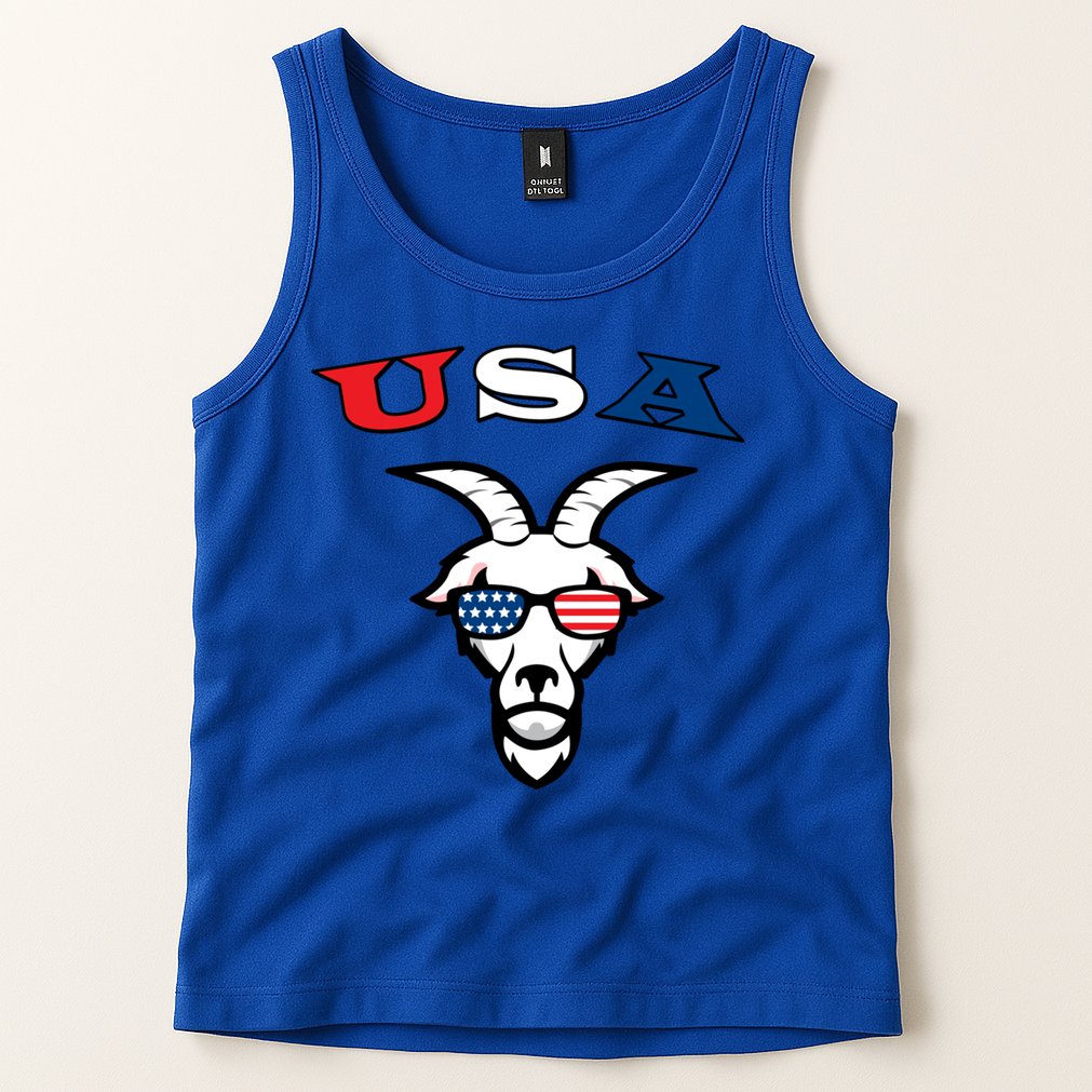 The Original Usa The Goat Gift Tank Top