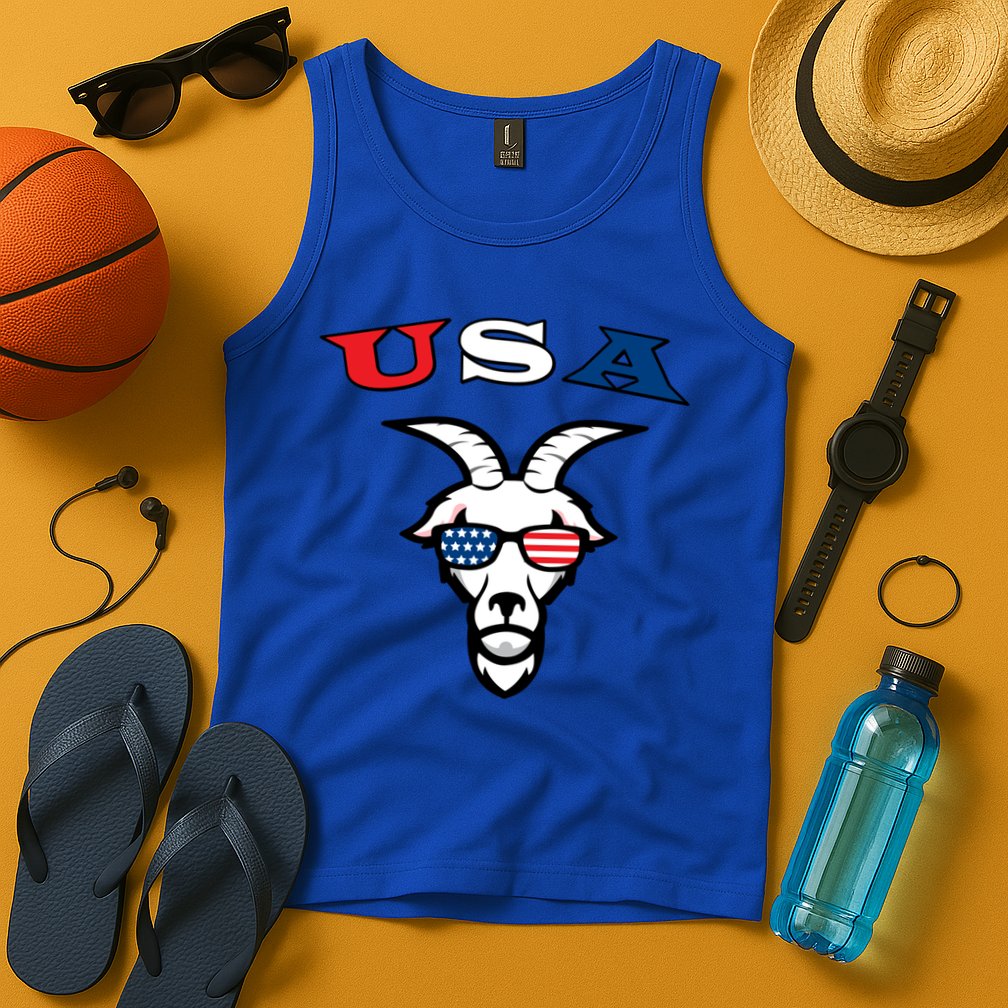 The Original Usa The Goat Gift Tank Top