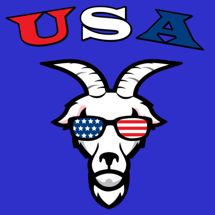 The Original Usa The Goat Gift Kids Hoodie