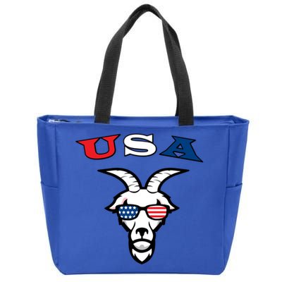 The Original Usa The Goat Gift Zip Tote Bag