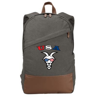 The Original Usa The Goat Gift Cotton Canvas Backpack