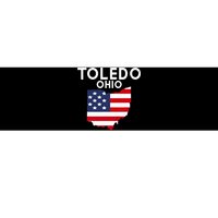 Toledo Ohio USA State America Travel Ohioan Bumper Sticker